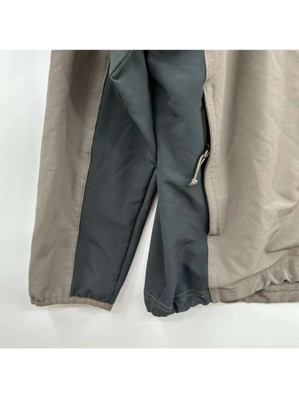 The North Face Apex Bionic Jacket Men's XL Gray & Beige Full Zip Windwall Hiking